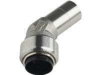 Roth Vinkel 45 Gr. 15 Mm M/N, Rustfri