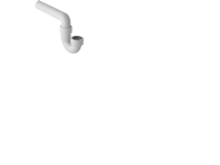 Geberit P-Vandlås 50mm - hvid 152.419.11