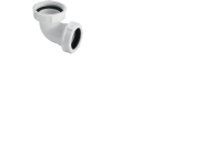 VIEGA Hvid 90 grader afløbsvinkel 1 1/4 - 32 mm med omløber Rørlegger artikler - Baderommet - Tilbehør for håndvask