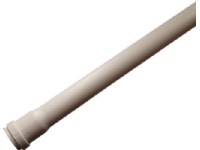 HTP rør med 1 muffe 32-500 mm hvid Rørlegger artikler - Avløp - Hvite avløpsrør