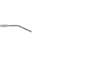 Tilslutningsrør 150 mm bøjet med mundstykke