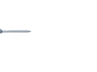 Bilde av Itw Fastners Spunskrue Spun®+ 6,0x120/60mm Undersænket Hoved, Elforzinket Med Tx30 Kærv Delgevind, Udvendige Ribber - (100 Stk.)