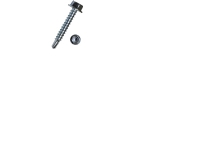Dresselhaus WGR 6037, Skru, Sinkbelagt stål, Sekskantet hode, Metallisk, 2,5 cm, 6,3 mm Verktøy & Verksted - Skruer & muttere - Skruer til tre