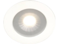 Bilde av Led-minidownlight 1202 12v Hvid 3000k, 300lm, Spredningsvinkel 70°, 4,3w, 12v Ac/dc, Ip44. Hurtigklemmer I Bagstykket Professionel
