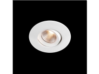 Bilde av Led-downlight Optic S Quick Iso Hvid 3000k, 290lm, Ra>95, 3sdcm, 36°, 4,5w, Ip44. Fasedæmpbar Driver Inkluderet.