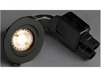 Comfort Quick Outdoor LED-downlight GU10 Antracit 3000K, 470 lm, 5,8W, 36° spredning, tilt 30°. Hulmål Ø85mm. IP23 PROFESSIONEL Utendørs lamper