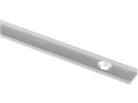 Aluminiumprofil Art Slim 2m, anodiseret montageprofil med lav indbygningshøjde til belysning inde og ude. Suppler med låg.