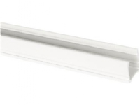Aluminiumprofil Art High 2m, hvidlakeret høj U-profil til belysning inde og ude, Max kølingseffekt 23 W/m PROFESSIONEL Belysning - Innendørsbelysning - Innbyggings-spot