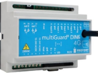 Bilde av Profort Multiguard® Din6. 4g Sender/modtager, Til Overvågning Af Tekniske Installationer, 4 Digitale Og 1 Analog Indgange. 2 Relæ-udgange