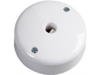 CSP Udløbsroset dåse 3 Leder A-Model Ø73 mm Hvid Rørlegger artikler - Baderommet - Tilbehør for håndvask