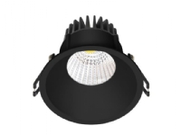 Downlight Velia LED 10,9W 3000K, 740 lm, 230V rund, mat sort Belysning - Innendørsbelysning - Innbyggings-spot