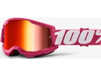 100 % Goggles 100 % STRATA 2 FLETCHER (Red Mirror Anti-Fog, LT 38%+/-5%) (NY) Sport & Trening - Ski/Snowboard - Ski briller
