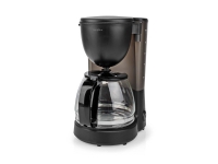 Nedis KACM150EBK, Kaffebrygger (drypp), Malt kaffe, 750 W, Sort