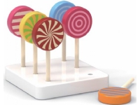 Bilde av Viga Leker Viga Fargerike Lollipops I Tre 6 Stk.