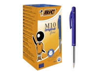 Kuglepen BIC Clic M10 blå Fine - (50 stk.) Skriveredskaper - Kulepenner & Fyllepenner - Kulepenner med trykk-knapp