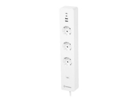 Bilde av Ledvance Smart+ - Smart Strømstripe - Ac 230 V - 3680 Watt - Wi-fi - Inngang: Type F - Utgangskontakter: 3 (2 X Usb, 2 X Usb-c, 3 X Strømtype F) - 1.5 M Kabel - Den Europeiske Union - Hvit