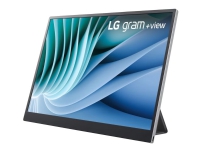 Bilde av Lg Gram +view 16mr70 - Led-skjerm - 16 - Portabel - 2560 X 1600 Wqxga - Ips - 350 Cd/m² - 1200:1 - 2xusb-c - Sølv