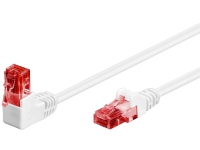 Pro LAN CAT 6 U/UTP - 90°angled - Hvit - 0.5 meter