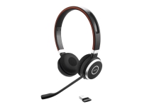 Jabra Evolve 65 SE UC Stereo - Hodesett - on-ear - Bluetooth - trådløs - USB - Optimert for UC - for Jabra Evolve LINK 380a MS TV, Lyd & Bilde - Hodetelefoner & Mikrofoner