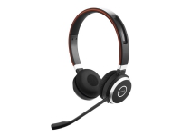Jabra Evolve 65 SE MS Stereo - Hodesett - on-ear - Bluetooth - trådløs - USB - med ladestativ - Certified for Microsoft Teams - for Jabra Evolve LINK 380a MS TV, Lyd & Bilde - Hodetelefoner & Mikrofoner