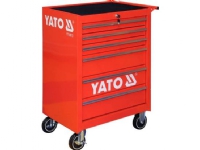 Yato YT-0913, Stål, Rød, 300 kg, 12,7 cm, 2 hjul, 2 hjul Verktøy & Verksted - Til verkstedet - Sortimentsbokser