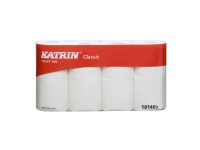 Toiletpapir Katrin Classic 200 2-lags hvid 25m - (64 ruller pr. karton) Rengjøring - Tørking - Toalettpapir og dispensere
