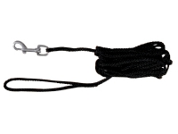 Trixie Tracking leash round S-M: 5 m/ø 5 mm black