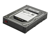 StarTech.com 2.5 to 3.5 Hard Drive Adapter - For SATA and SAS SSDs/HDDs - SSD Enclosure - HDD Enclosure - Internal Hard Drive Enclosure (25SATSAS35HD) - Drevkabinett - 2.5 - SATA 6Gb/s / SAS 6Gb/s - SAS 6Gb/s, SATA 6Gb/s - svart, sølv PC & Nettbrett - Til