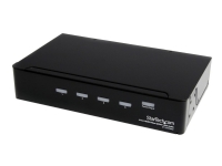 StarTech.com HDMI Splitter 1 In 4 Out - 1080p - 4 Port -Mounting Brackets - 1.3 Audio - HDMI Multi Port - HDMI Audio Splitter (ST124HDMI2) - Videosplitter - 4 x HDMI + 4 x lyd - stasjonær - for P/N: SVA12M2NEUA, SVA12M5NA PC tilbehør - Kabler og adaptere 
