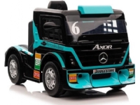 Lean Cars Enkel elbil för barn Mercedes-Benz Axor XMX622, blå