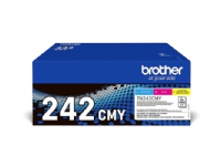 Brother TN242CMY Value Pack - 3-pack - gul, cyan, magenta - original - tonerpatron - for Brother DCP-9017, DCP-9022, HL-3142, HL-3152, HL-3172, MFC-9142, MFC-9332, MFC-9342 Skrivere & Scannere - Blekk, tonere og forbruksvarer - Tonere