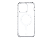 ITSKINS HYBRID_R // CLEAR - Baksidedeksel for mobiltelefon - robust - MagSafe-kompatibel - MagSafe-samsvar - 100 % resirkulert materiale - gjennomsiktig - for Apple iPhone 14 Pro Max Tele & GPS - Mobilt tilbehør - Deksler og vesker