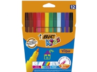Bilde av Bic Kids Visa Farvetusser Tynd Spids – Assorterede Farver, 12 Stk. 12x144x193mm (12stk)
