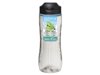 Sistema - Tritan Active Bottle 800ml -Black- Drikkeflaske Kjøkkenutstyr - lunsj - Drikkeflaske