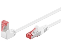 Goobay 51554, 10 m, Cat6, SF/UTP (S-FTP), RJ-45, RJ-45, Hvit