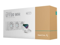 Deepcool LT720 - Væskekjølesystem for prosessor - høyytelses - Radiatorstørrelse: 360 mm - (for: LGA1155, LGA2011, LGA1150, LGA2011-3, LGA1151, AM4, LGA2066, sTR4, sTRX4, LGA1200, LGA1700, AM5) - 120 mm - hvit