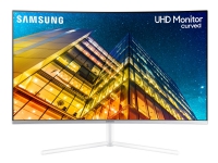 Samsung U32R591CWP - UR59C Series - LED-skjerm - kurvet - 32 (31.5 synlig) - 3840 x 2160 4K @ 60 Hz - VA - 250 cd/m² - 2500:1 - 4 ms - HDMI, DisplayPort - hvit PC tilbehør - Skjermer og Tilbehør - Skjermer