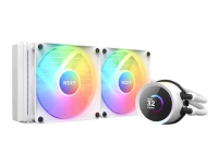 NZXT Kraken 240 RGB - Væskekjølesystem for prosessor - (for: AM4, TR4, sTRX4, LGA1200, LGA1700, AM5, LGA115x Socket) - kobber - 120 mm - matt hvit PC-Komponenter - Kjøling og modifikasjoner - Prosessor kjøling