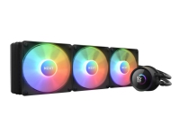 NZXT Kraken 360 RGB - Væskekjølesystem for prosessor - (for: AM4, TR4, sTRX4, LGA1200, LGA1700, AM5, LGA115x Socket) - kobber - 120 mm - matt svart PC-Komponenter - Kjøling og modifikasjoner - Prosessor kjøling