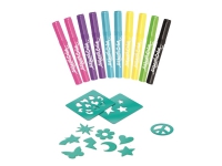 Airbrush Plush Refill sett 10 fargede penner Leker - Figurer og dukker
