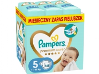 Pampers Premium Care 5 bleier, 11-16 kg, 148 stk.