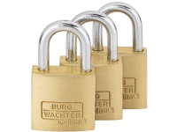 Burg Wächter 29921 Hængelås 25.00 mm Identiske Messing Nøglelås