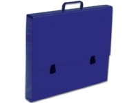 Bilde av Tadeo Trading Koffert A3 Med Håndtak Pastell Mørkeblå