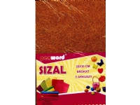 Polsirhurt Sisal i gullglitterark 20x30