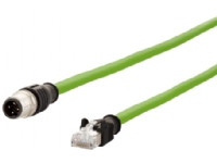 METZ CONNECT 142M4D15010, 1 m, Cat5e, S/UTP (STP), RJ-45, M12 PC tilbehør - Kabler og adaptere - Nettverkskabler