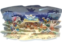 Bilde av Christmas Decoration Mfp Paper Nativity Scene
