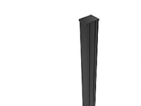 Vetro udvidelsesprofil - 25 x 2000 mm, Mat Sort