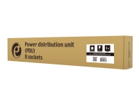 EnerGenie EG-PDU-014-F - Strømfordelerenhet (kan monteres i rack) - AC 250 V - 3680 watt - utgangskontakter: 8 (8 x strøm) - 1U - 3 m kabel PC & Nettbrett - UPS - Tilbehør UPS