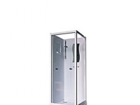 Luxor Brusekabine 80cm - Brusekabine overdel 80 cm med Sliding Door, Hvid.