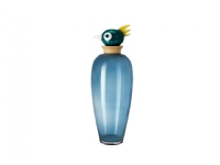 Bilde av Leonardo Papageno, Flaske-formet Vase, Blå, Blank, Blå, Bord, Innendørs